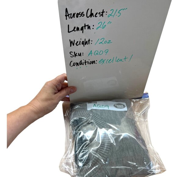 Smartwool Mens Merino Wool Crew Neck Colorblock Sweater Gray Teal Size Large - Picture 10 of 11